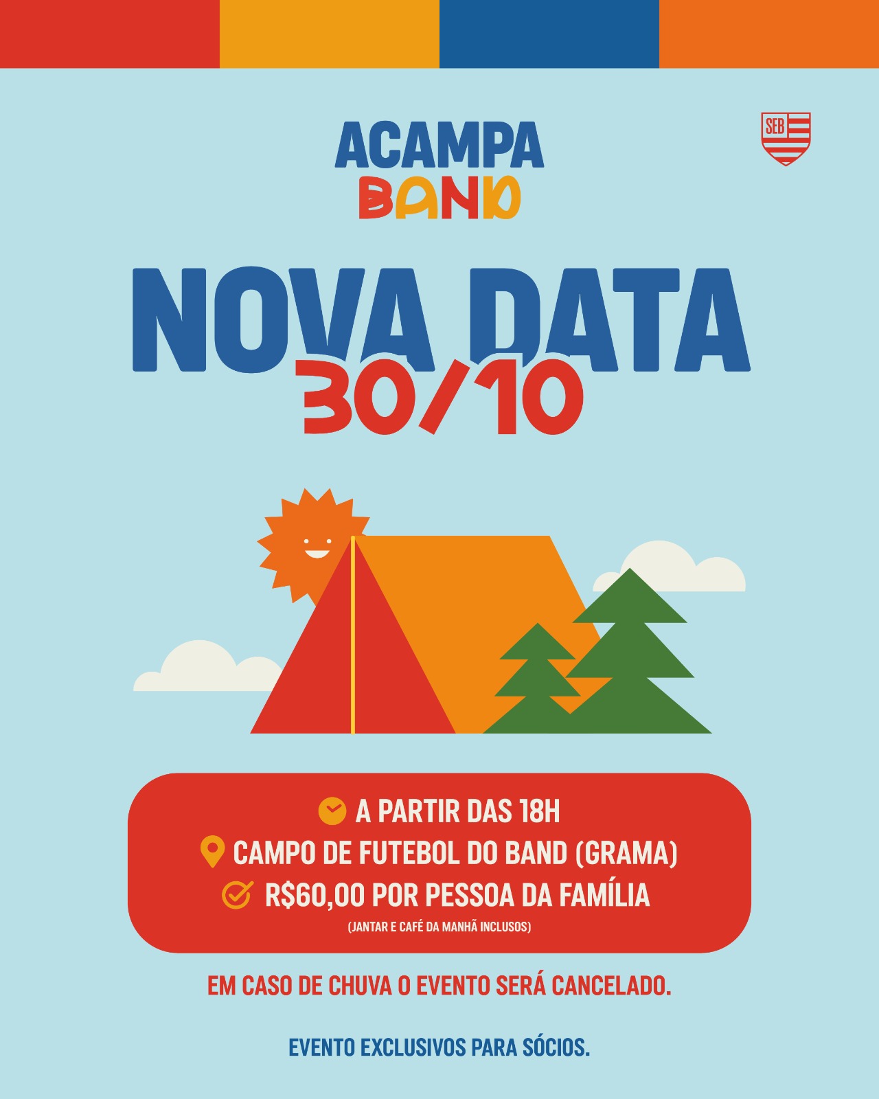 Acampa Band tem nova data: 30 de outubro