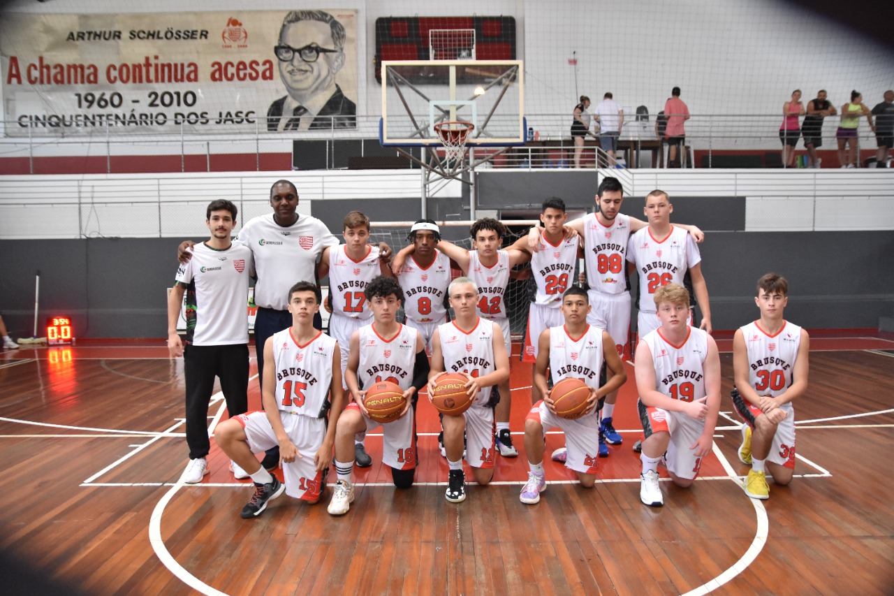 Brusque é vice-campeão no campeonato de basquete Libavi Sub 15