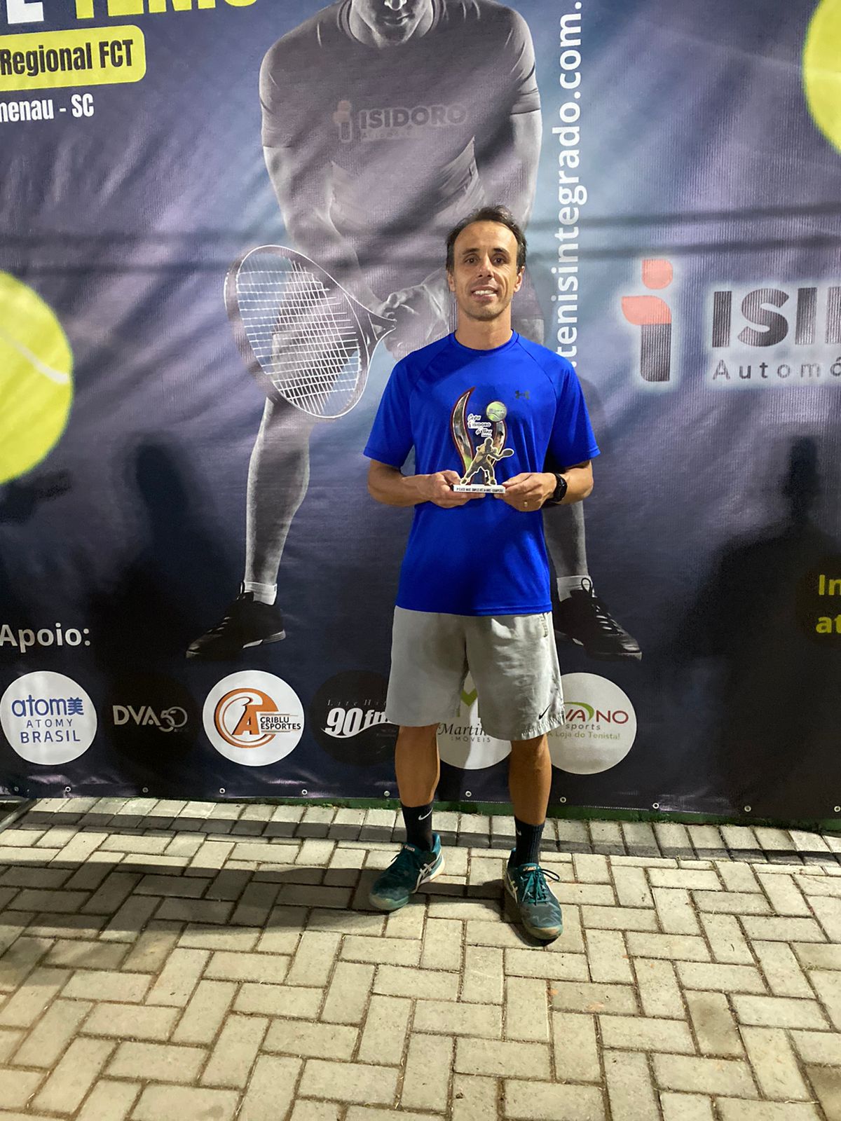 Tenistas do Bandeirante são campeões na terceira etapa do regional em Blumenau