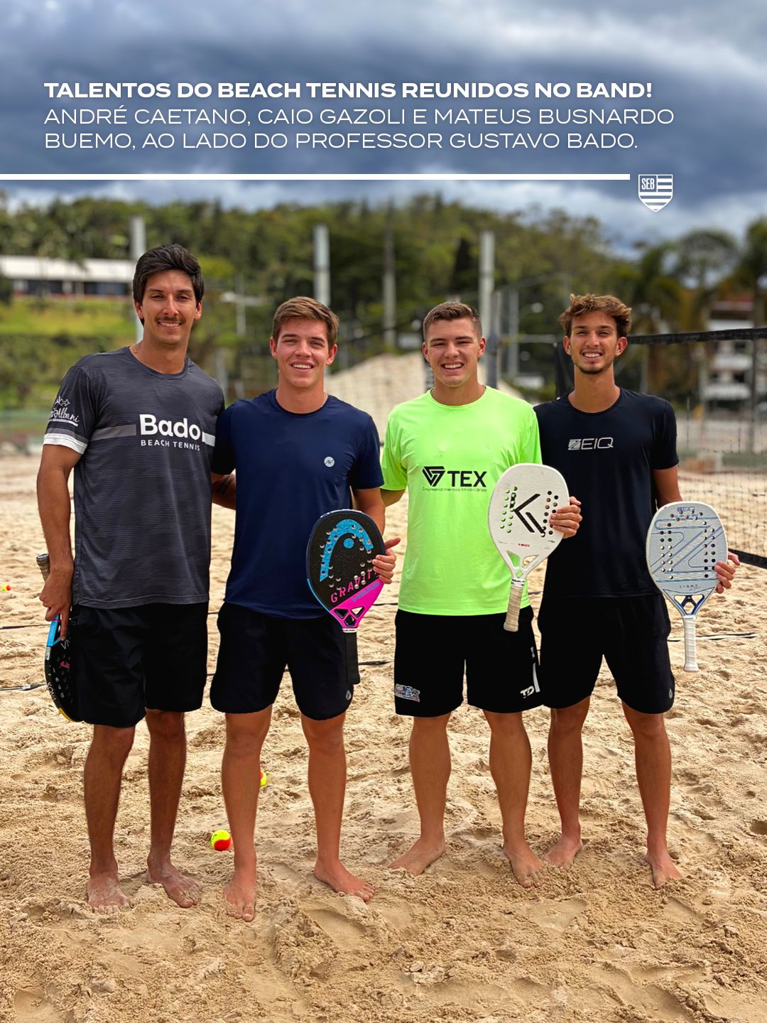 Grandes nomes do Beach Tennis nas quadras do Band